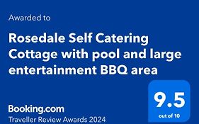 Rosedale Self Catering Cottage With Pool And Large Entertainment Bbq Area